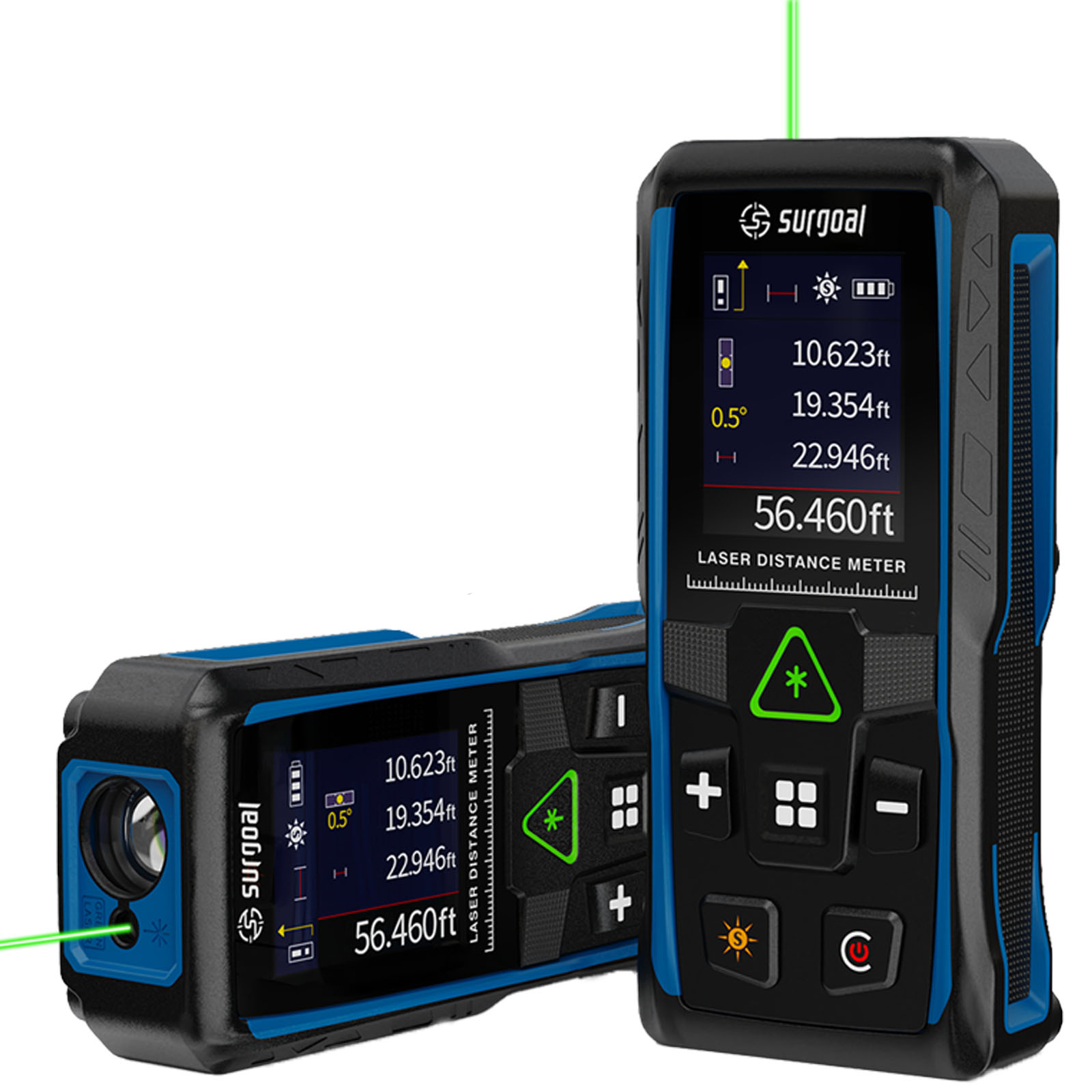 Stud Finder With Laser Level - Telêmetros laser verde 100m multifuncionais com