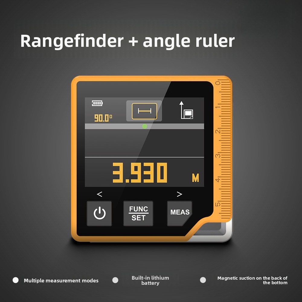 Stud Finder With Laser Level - Ferramenta de Medição Digital 3 em
