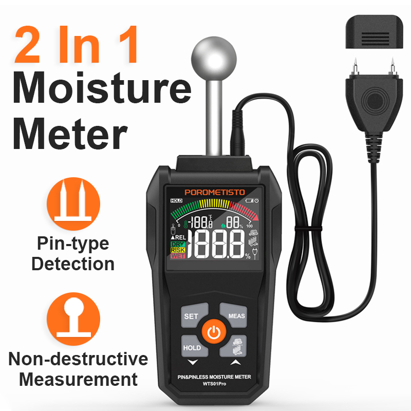 Wall Scanner For Concrete - Detector de umidade wts01pro, testador de