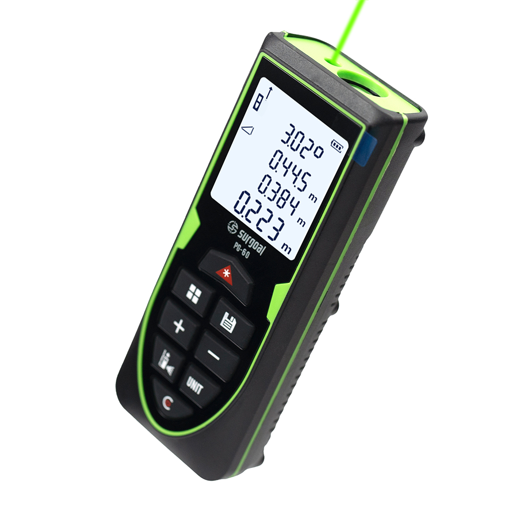 Stud Finder With Laser Level - SG SURGOAL 120m Telêmetro laser verde