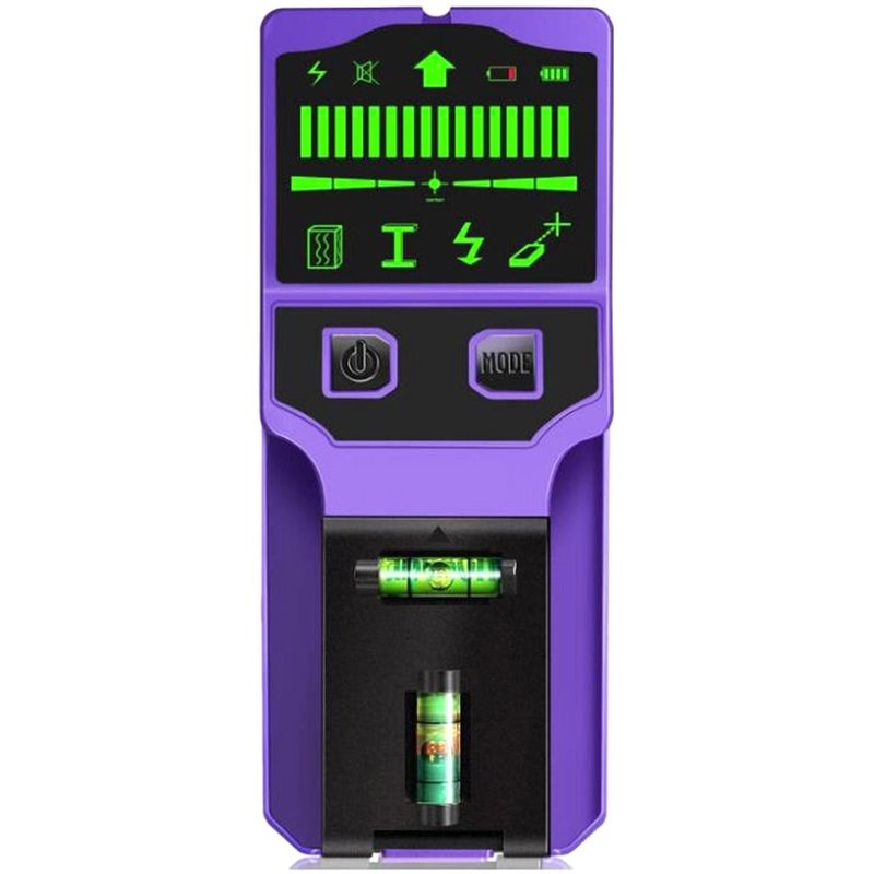 Stud Finder With Laser Level - PORK-Para Detecção de Madeira, Metal, Fios