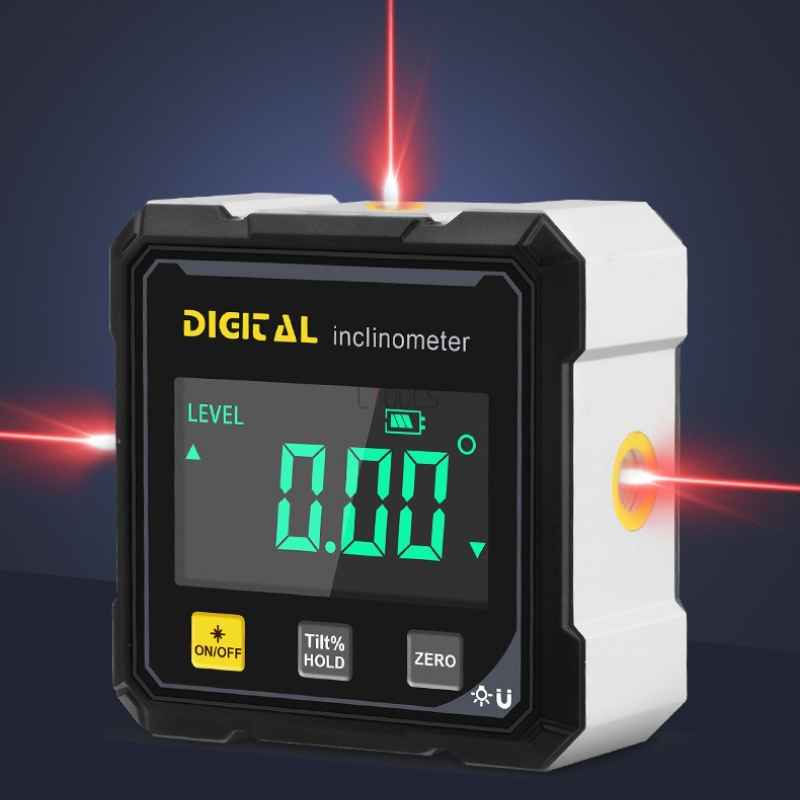 Stud Finder With Laser Level - Inclinômetro Digital de Alta Precisão com