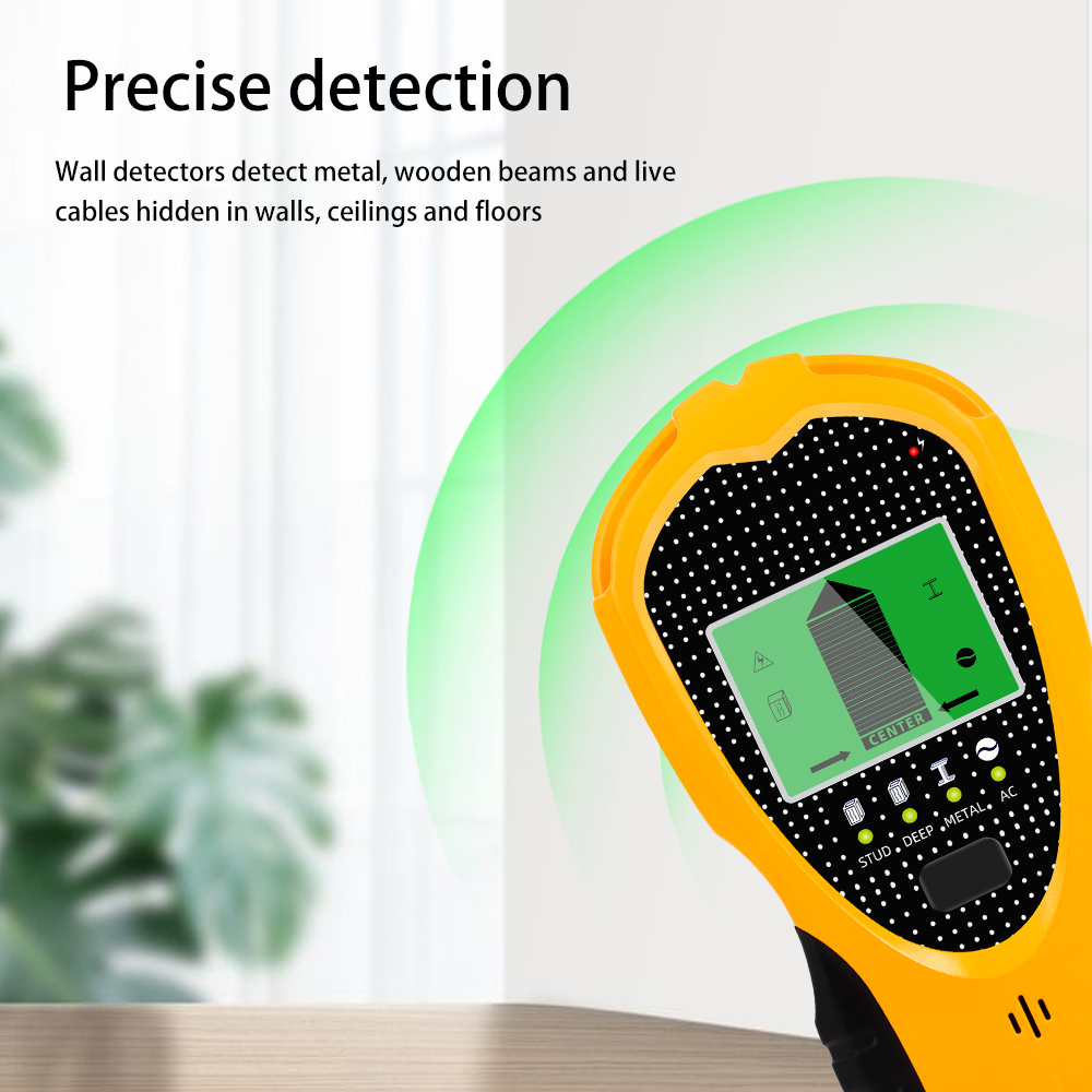 Stud Finder Wall Scanner 5 In 1 - Detector de Metais Portátil Multifuncional 5