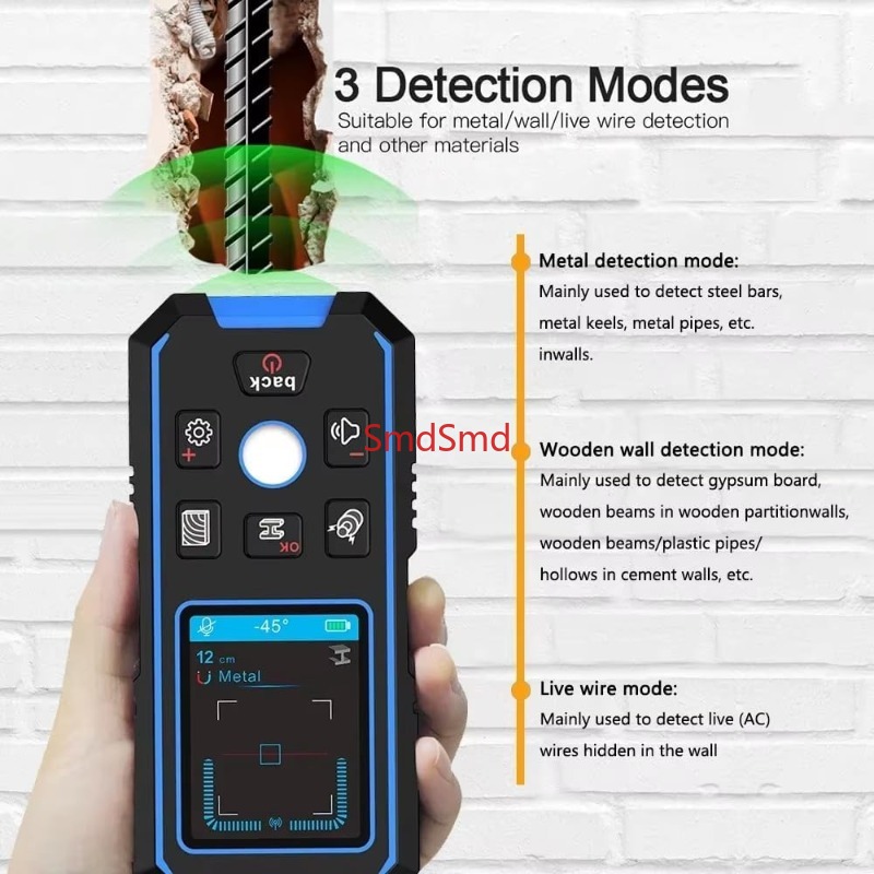 Detector de Metais Profissiona - Stud Detector With Metal Ac Wire avaliação e preço