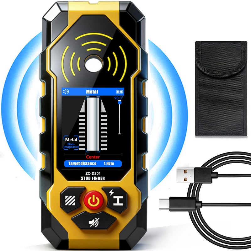 Detector de Vigas ZC-D201 4 em - Stud Finder Center Finder Edge avaliação e preço