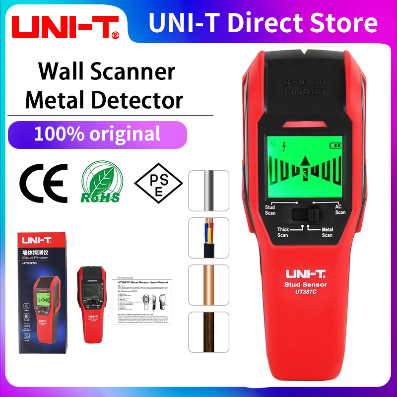 UNI-T ut387c scanner de parede - Wall Scanner Rebar Detector avaliação e preço