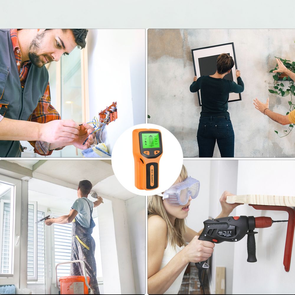 5 em 1: Detector de paredes HW - Stud Finder Wall Scanner 5 In 1 avaliação e preço