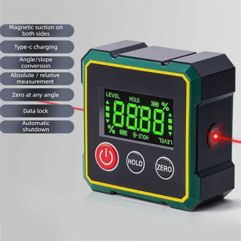 Medidor de ângulos digital a l - Stud Finder With Laser Level avaliação e preço