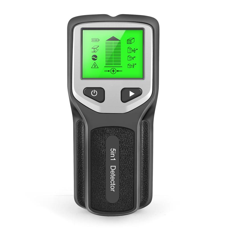 Detector de Metais 5 em 1, Med - Stud Finder Wall Scanner 5 In 1 avaliação e preço
