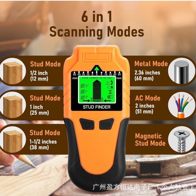 Scanner de Parede Multifuncion - Wall Scanner Rebar Detector avaliação e preço