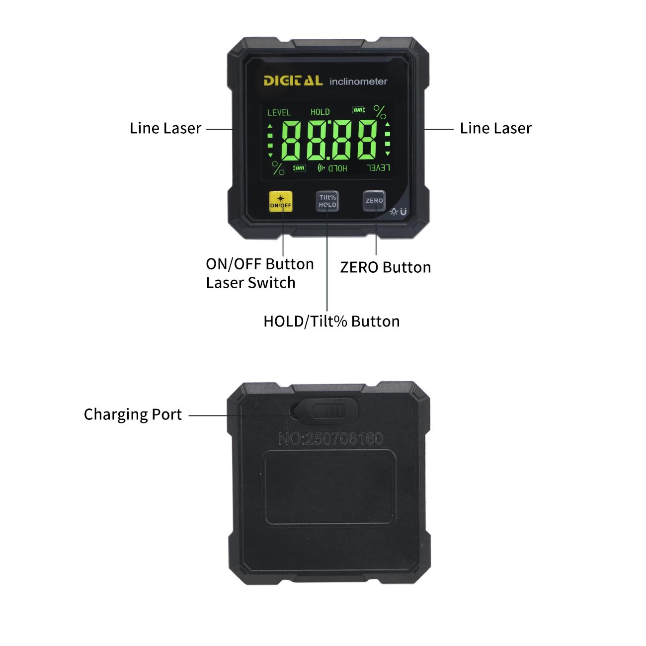SHANHR Localizador de ângulo d - Stud Finder With Laser Level avaliação e preço