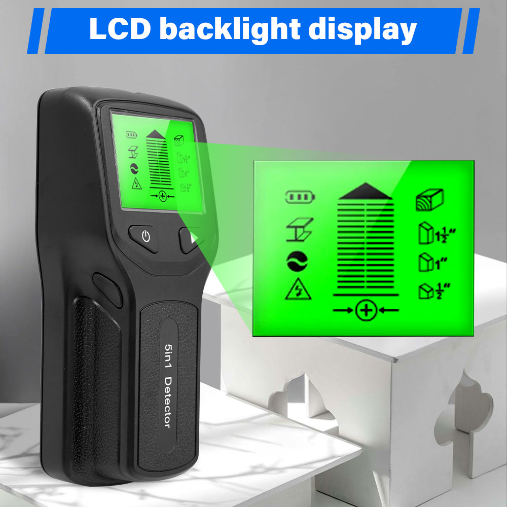 Detector de Parede 5 em 1: Det - Stud Finder Wall Scanner 5 In 1 avaliação e preço