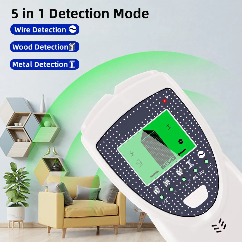 Detector de Pinos Digital 5 em - Stud Finder Center Finder Edge avaliação e preço