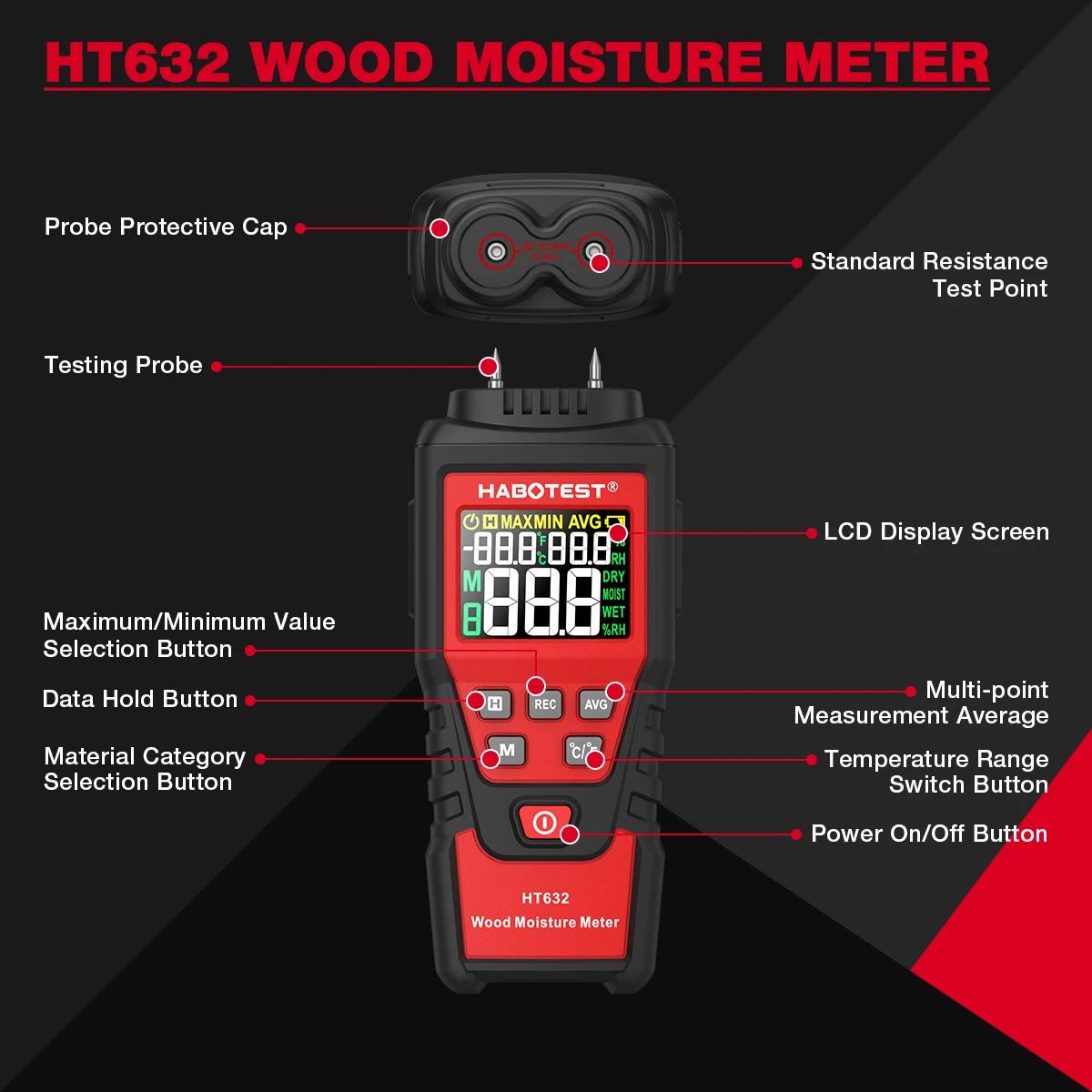Habotest ht632 medidor digital - Wall Scanner For Concrete avaliação e preço