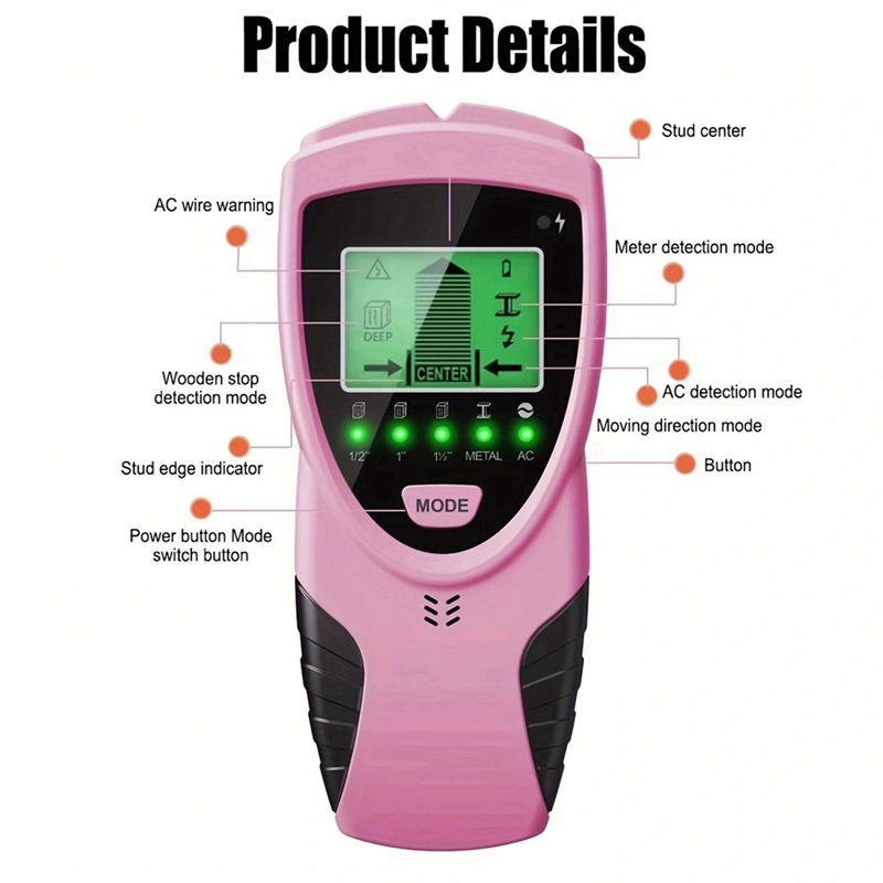 Scanner de Parede 5 em 1: Dete - Stud Finder Center Finder Edge avaliação e preço
