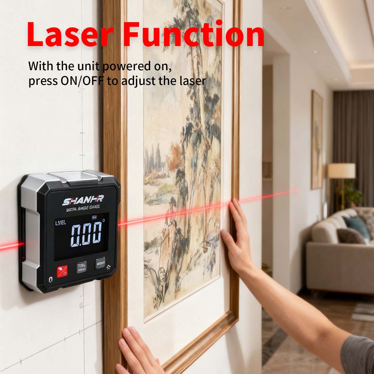 Nível a Laser de Ângulo SHANHR - Stud Finder With Laser Level avaliação e preço