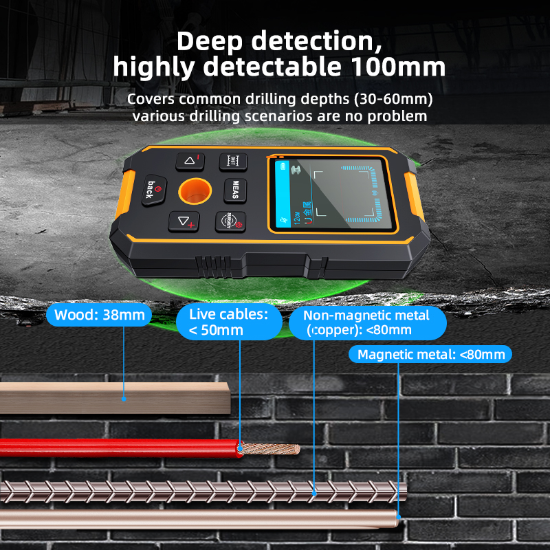 Detector de Metais Portátil NO - Wall Scanner Rebar Detector avaliação e preço