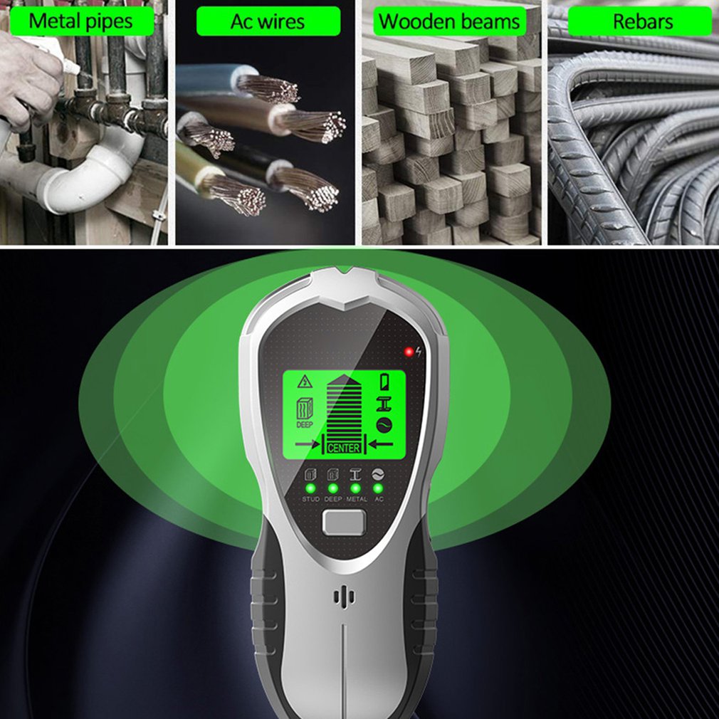 Detector de Vigas 4 em 1 com A - Stud Finder Center Finder Edge avaliação e preço